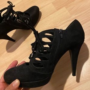 Black Strappy Heels